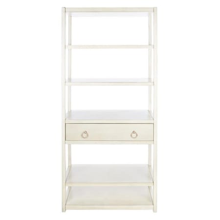 Safavieh Johni 1 Drawer & 5 Shelf Navy Etagere 70 x 32 x 18 in. ETG9200B